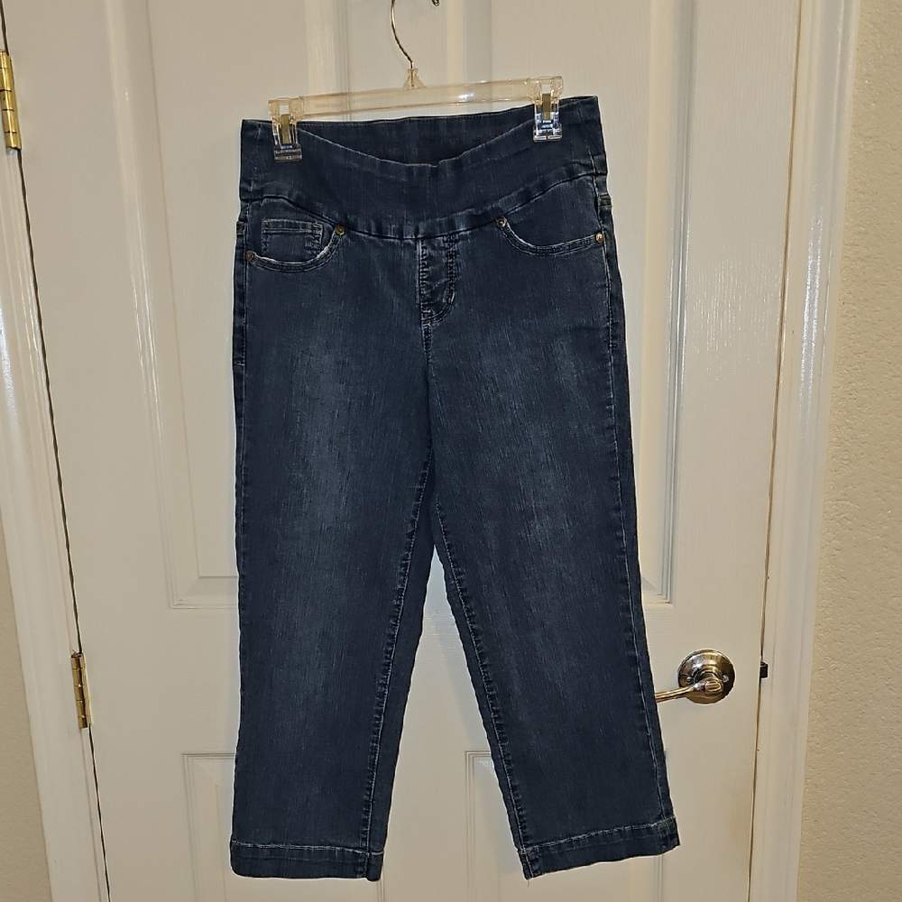 Jag Jeans Dark Blue Cropped Pull-On Capri